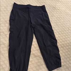 Athleta Black Jogger Capris 4